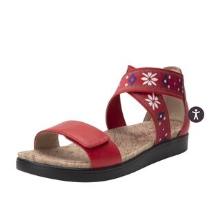 Alegria Red Women's Sandals